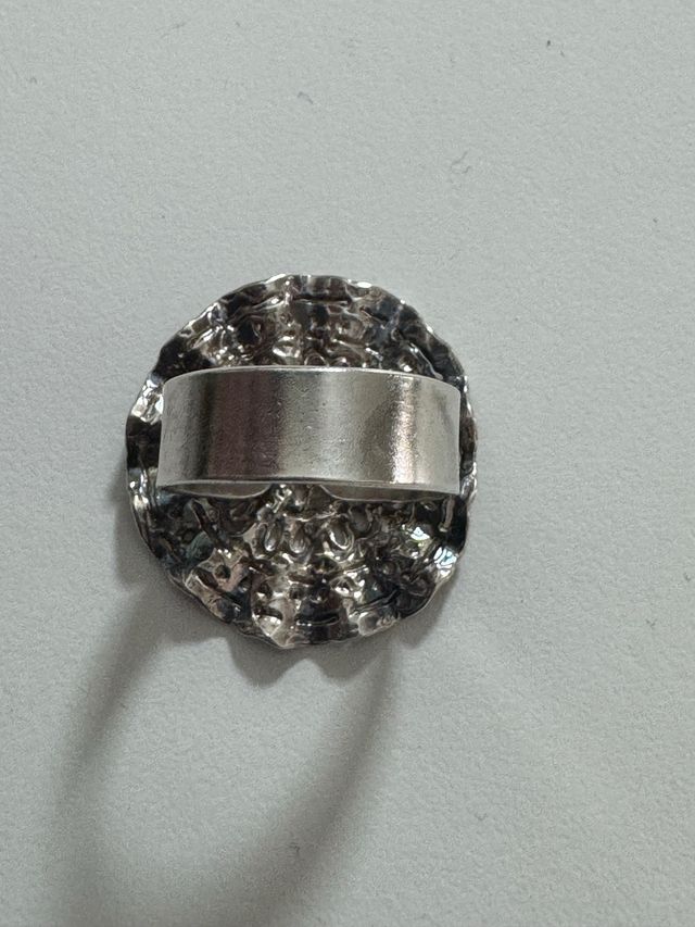 Anillo Plata Ajustable Diseño Calado