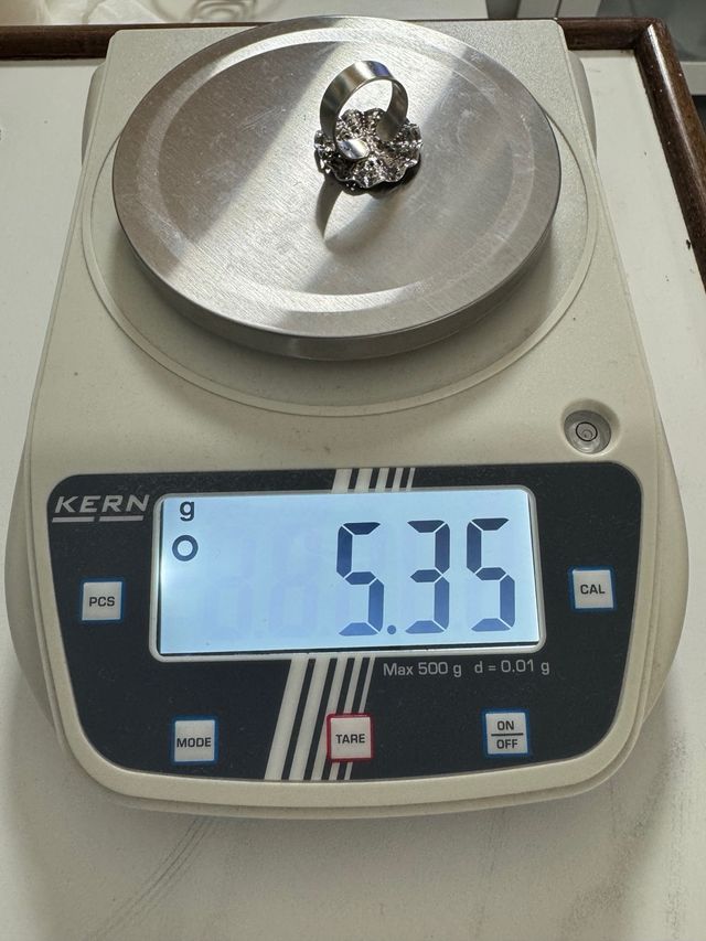 Anillo Plata Ajustable Diseño Calado