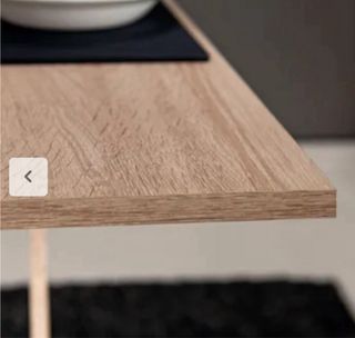 Mesa plegable roble natural