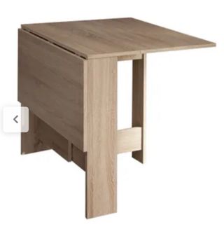 Mesa plegable roble natural