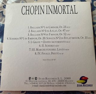 10 CD Selección Karajan + 3 Inmortal StraussChopin