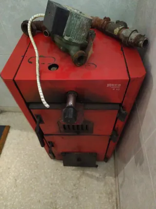 Caldera de carbón Roca P10