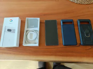 Google Pixel 7 128 GB Blanco + 2 fundas