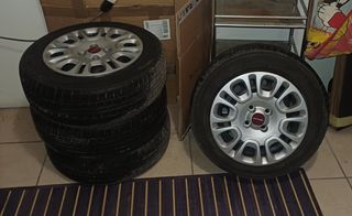 Cerchi in ferro Panda 3 serie + copricerchi