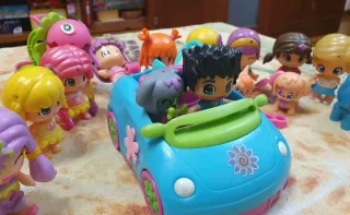 Lote Pin y Pon Coche y Figuras