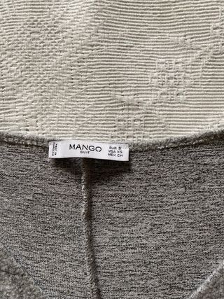 Jersey Mango cuello pico gris