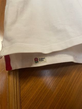 Polo England Rugby blanco | Talla 13 años