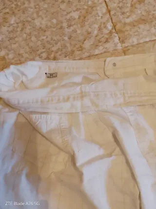 Bermuda uomo in cotone  tg 54 bianco a righe