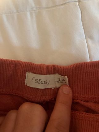 Pantalón corto SFERA Rojo niño Talla 13-14