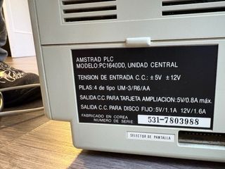 Amstrad PC1640 DD Ordenador Retro Completo
