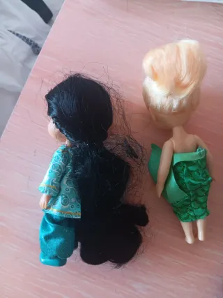 Muñecas Disney Jasmine y Campanilla