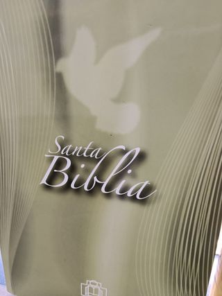 Dos libros, LA SANTA BIBILIA + VIDA DE JESUS