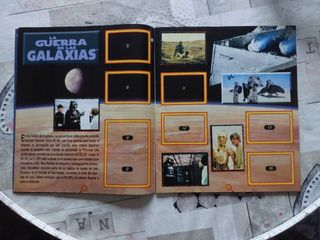 Álbum Cromos Star Wars Guerra de las Galaxias