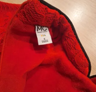 Vestito orientale rosso 4 anni