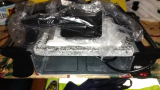 Grill-asador a la piedra Tristán asado carne verdi