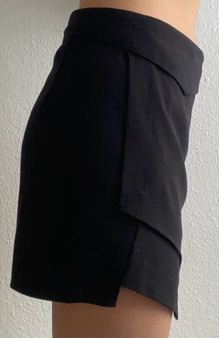 Falda pantalón negra