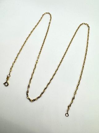 CADENA FORZADA DE ORO DE 18K