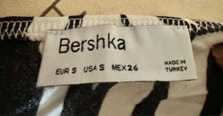 Vestido Bershka Cebra