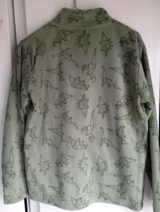 Chaqueta polar dinosaurios talla 14 nueva con etiq