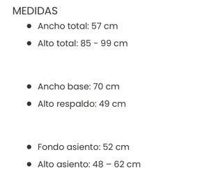 Sillas de oficina, de peluquería,de recepción