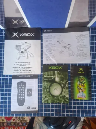 XBOX CLÁSICA MANUALES ORIGINALES 1° GENERACIÓN