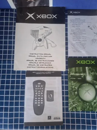XBOX CLÁSICA MANUALES ORIGINALES 1° GENERACIÓN