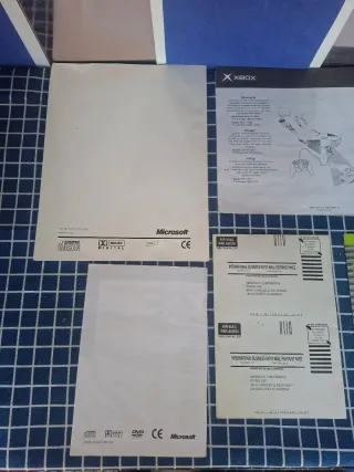 XBOX CLÁSICA MANUALES ORIGINALES 1° GENERACIÓN