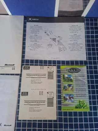 XBOX CLÁSICA MANUALES ORIGINALES 1° GENERACIÓN