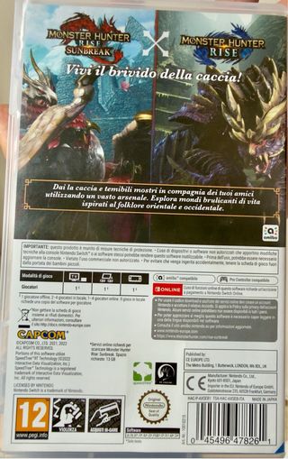 Video gioco monster hunter rise