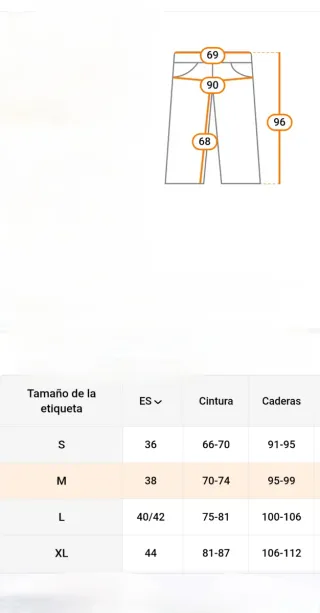 Vaquero elástico mujer nuevo