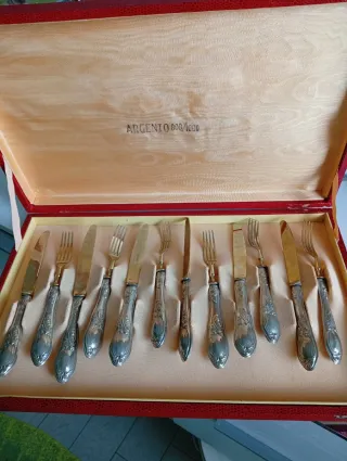 Set posate da dolce vintage Solingen