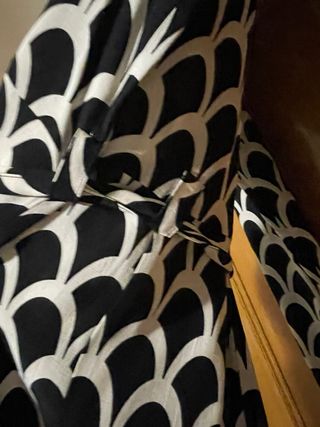 Vestido Zara blanco y negro