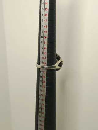 Anillo plata de ley marquesitas y zafiros