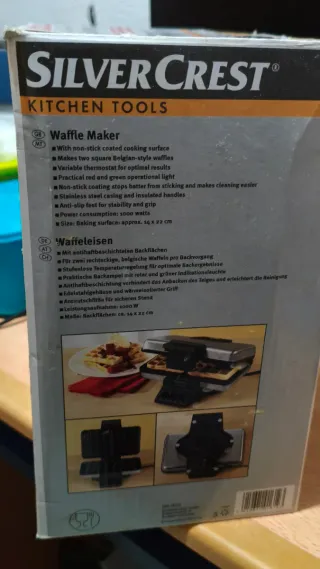 Silvercrest Gofrera 1000W Antiadherente