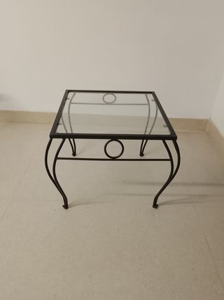 Mesas bajas (cuadradas y rectangulares) de forja