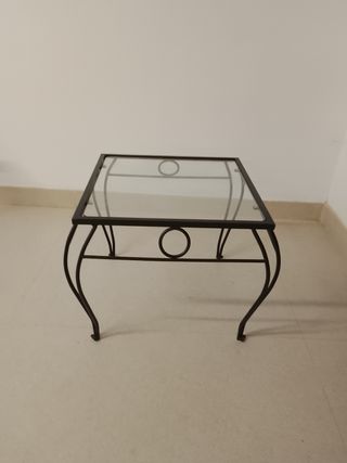 Mesas bajas (cuadradas y rectangulares) de forja