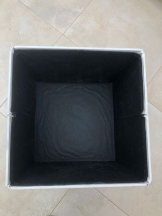 Puff polipiel blanco