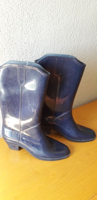 Botas agua nuevas tacón 38