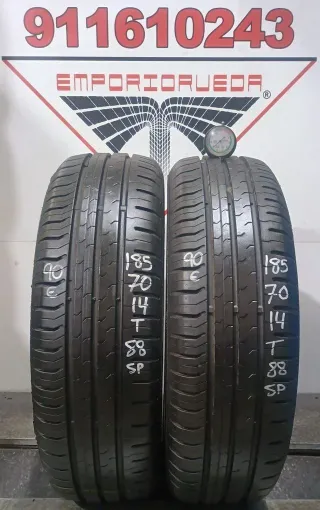 185 70 14 T CONTINENTAL RUEDA AL 90% VIDA UTILC