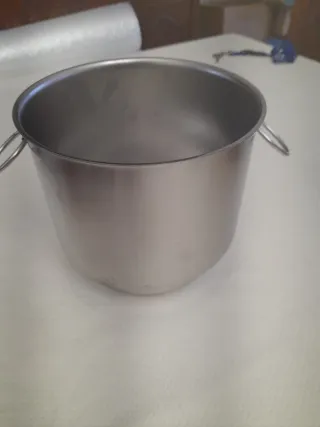 Balde de gelo inox com pegas