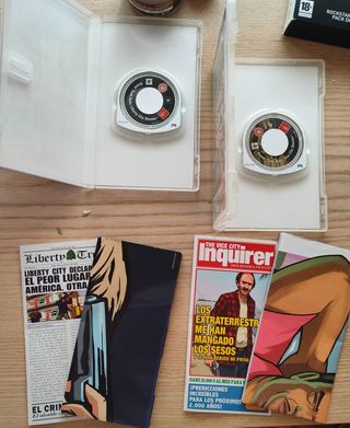 GTA Pack Doble Rockstar Games PSP Esp Como nuevo