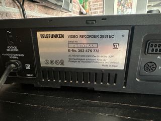 Video vhs telefunken