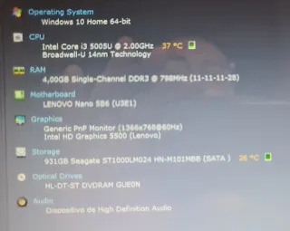 Portátil Lenovo Ideapad 100-15IBD