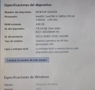 Portátil Lenovo Ideapad 100-15IBD