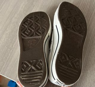 Converse plataforma blancas