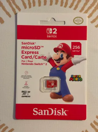 Tarjeta micro sd Express - Nintendo  Switch 2