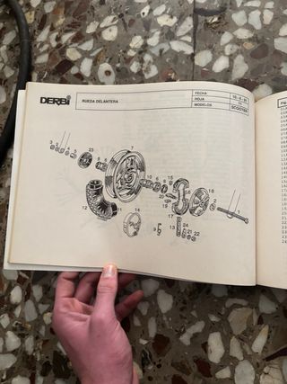 Catálogo Derbi Scooter 50cc Piezas Recambios