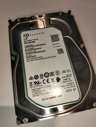 Seagate 2TB HDD 3.5" SATA 7200RPM Reacondicionado