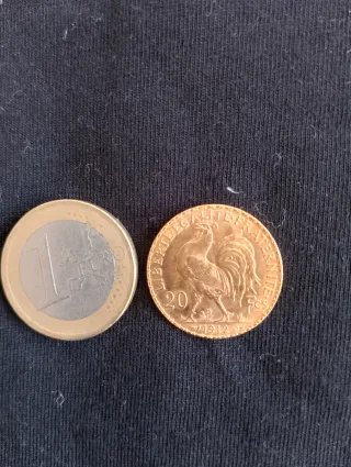 Moneda de oro 21 kilates