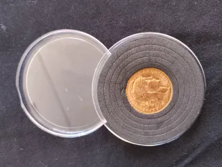 Moneda de oro 21 kilates